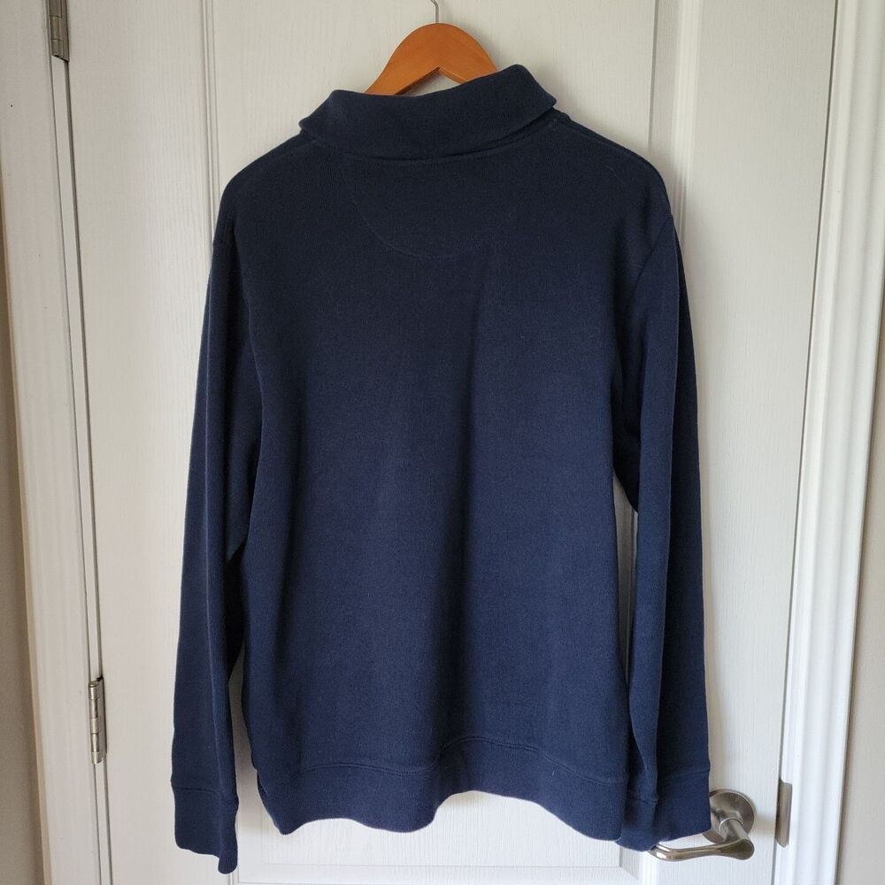 Lands End Sweatshirt Mens L (42-44) Blue - Picture 2 of 3